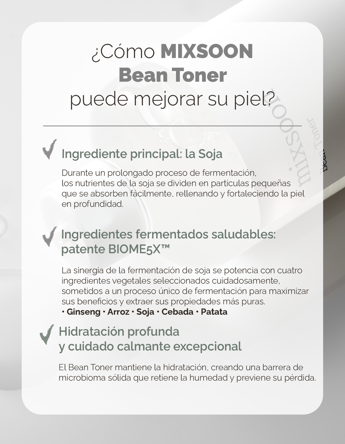 mixsoon Bean Toner 300ml MIXSOON