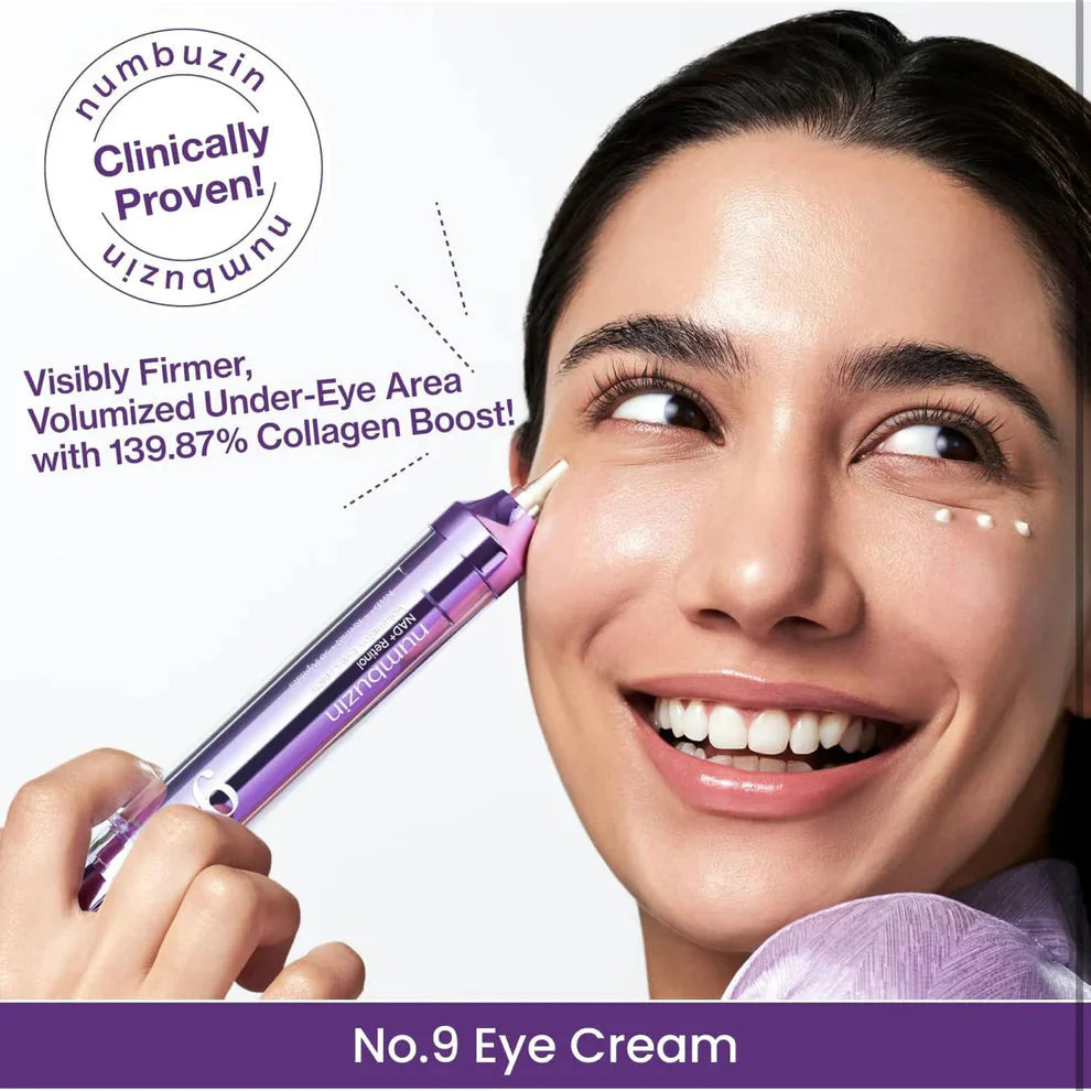 numbuzin No.9 NAD Retinol Volumetox Eye Cream numbuzin