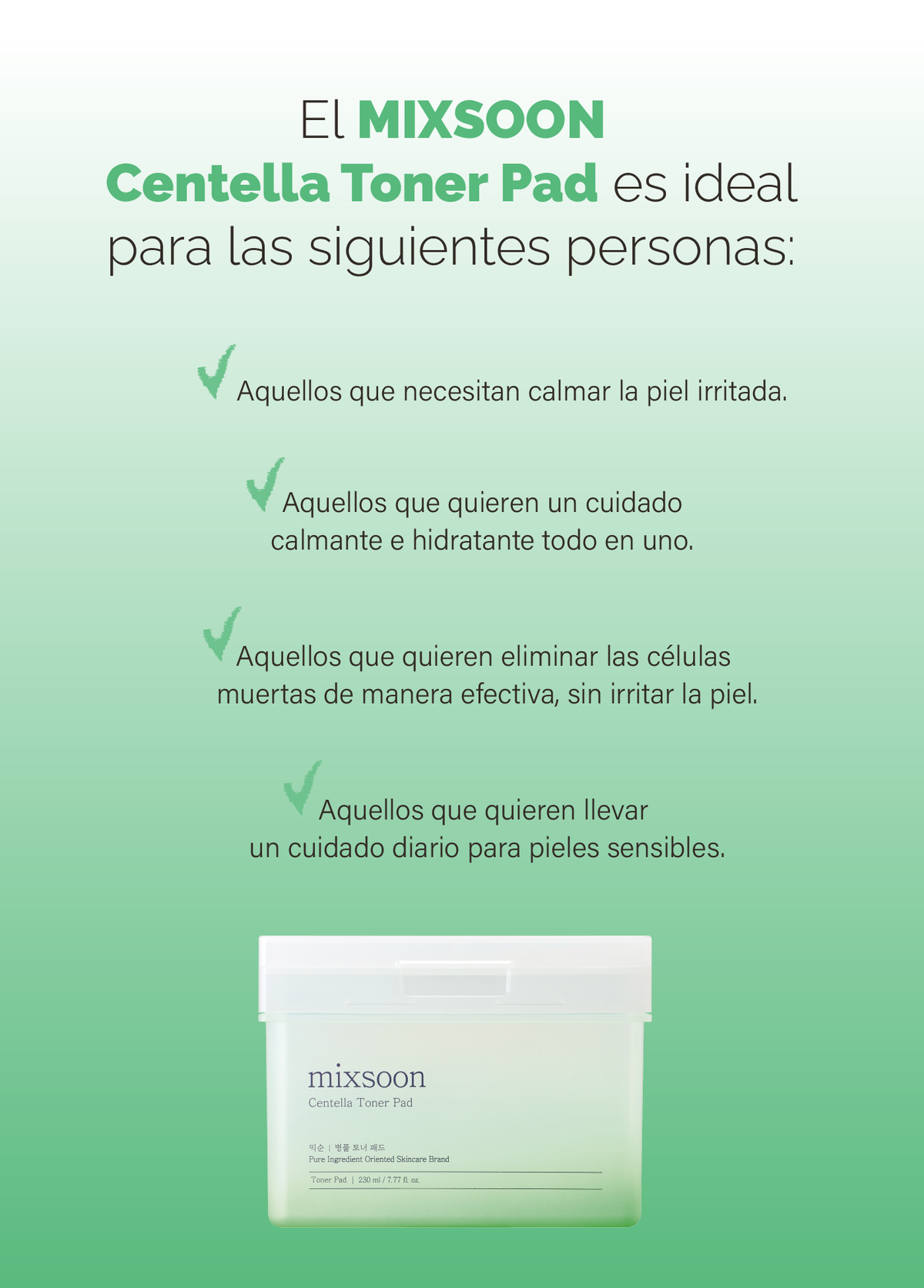 Centella Toner Pad MIXSOON