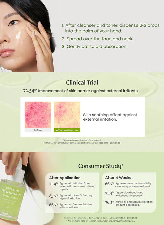 Purito Seoul Clear Code Superfruit Serum Purito Seoul