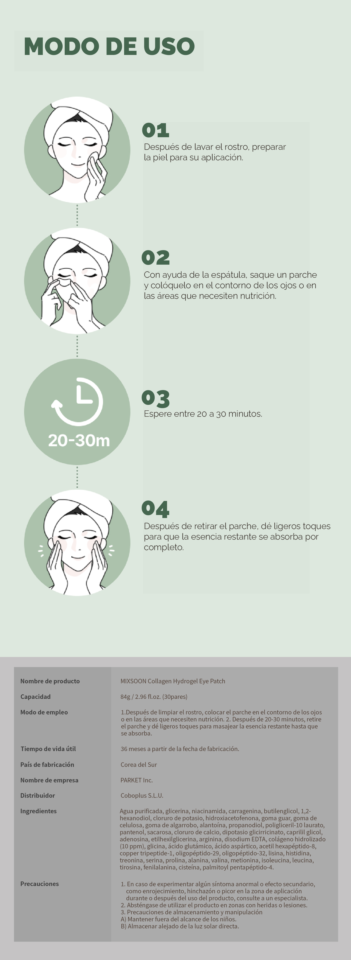 mixsoon Collagen Hydrogel Eye Patch MIXSOON
