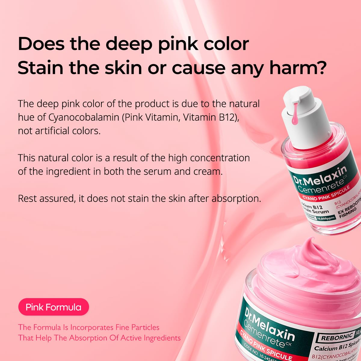 Dr. Melaxin Cemenrete Cyano Pink Spicule Serum Dr.Melaxin
