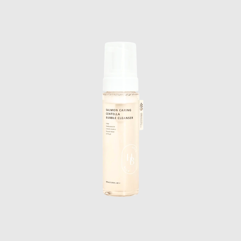 HEVEBLUE Salmon Caring Centella Bubble Cleanser HEVEBLUE