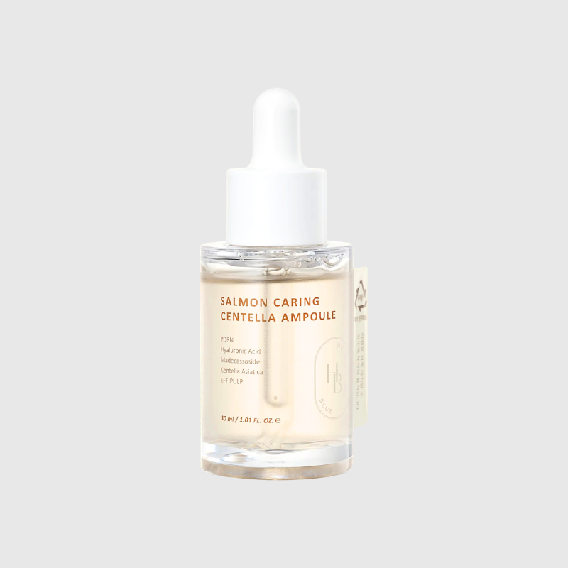HEVEBLUE Salmon Caring Centella Ampoule HEVEBLUE