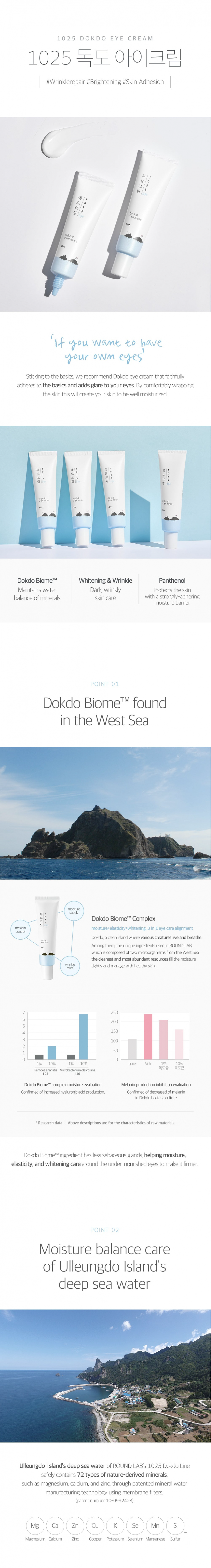 Round Lab 1025 Dokdo Eye Cream - STORE K BEAUTY