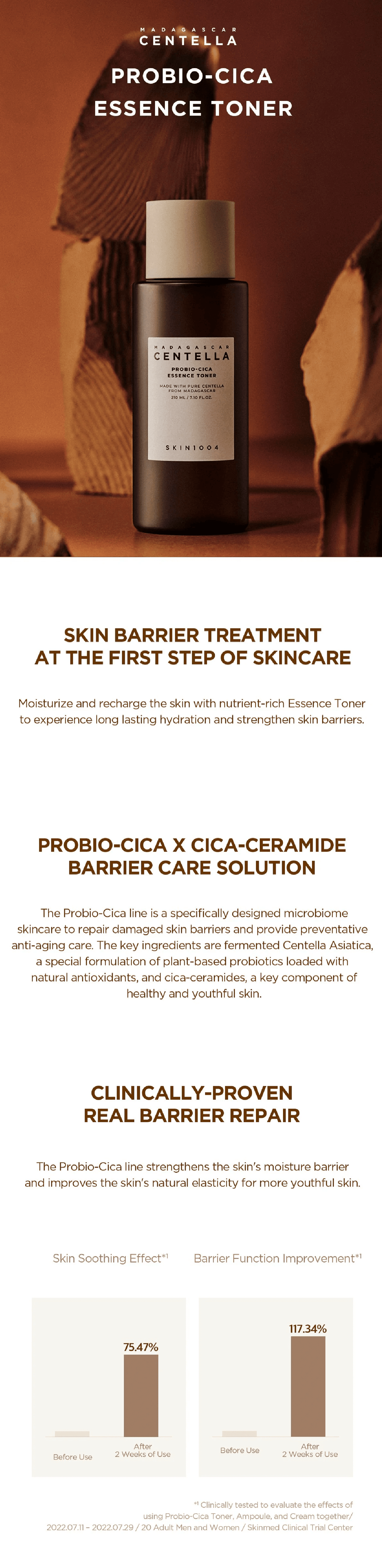 SKIN1004 Madagascar Centella Probio-Cica Essence Toner SKIN1004