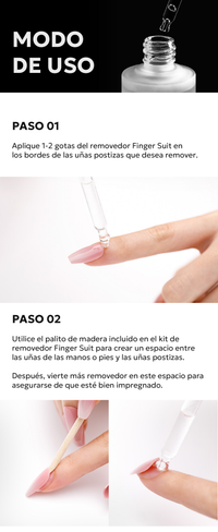 FINGER SUIT Easy-off Remover Kit STORE K BEAUTY