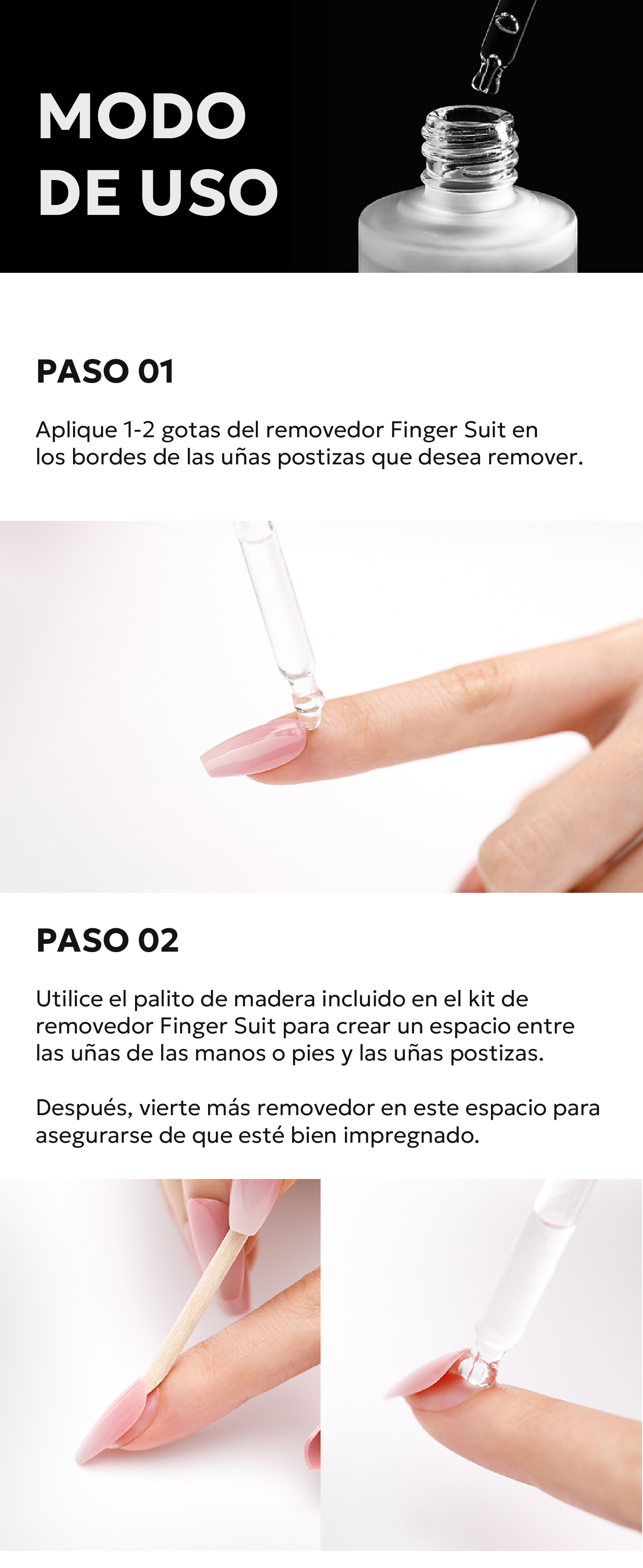 FINGER SUIT Easy-off Remover Kit STORE K BEAUTY