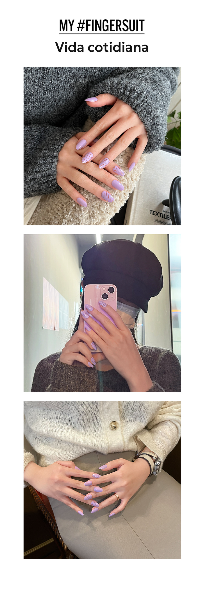 FINGER SUIT PURPLE CLAY STORE K BEAUTY