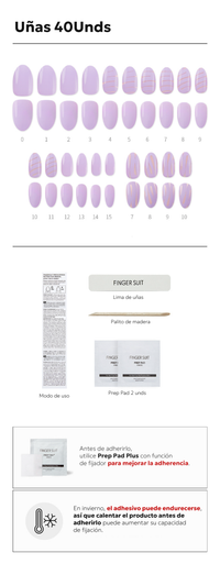 FINGER SUIT PURPLE CLAY STORE K BEAUTY