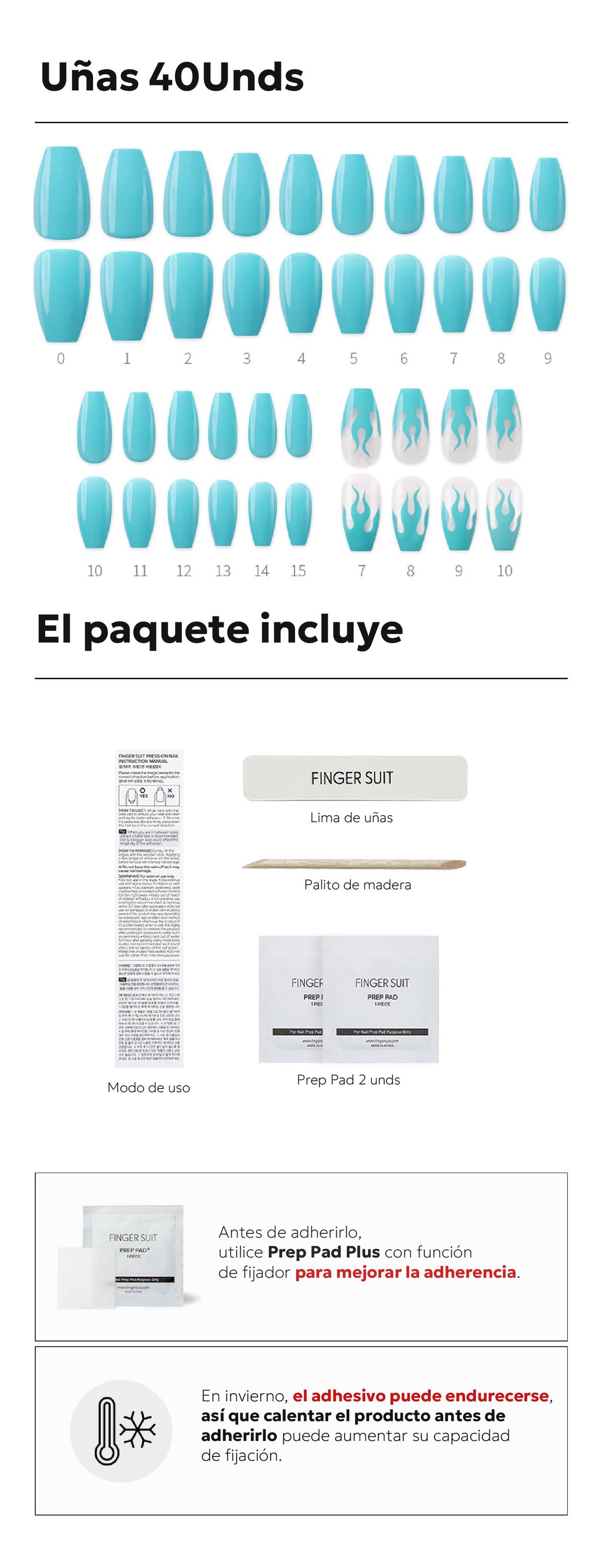 FINGER SUIT WATER FLAME STORE K BEAUTY