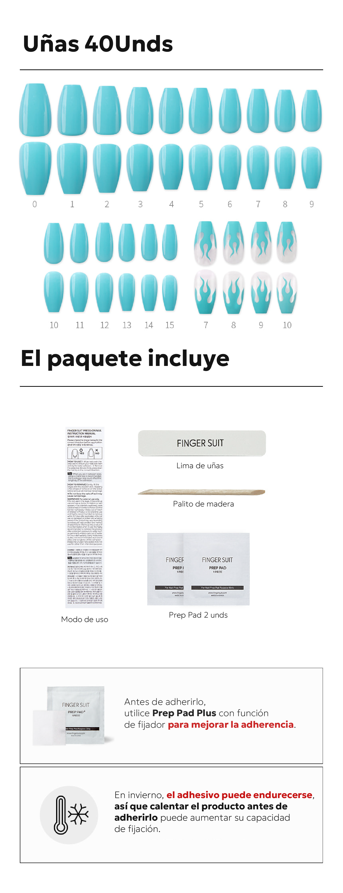 FINGER SUIT WATER FLAME STORE K BEAUTY