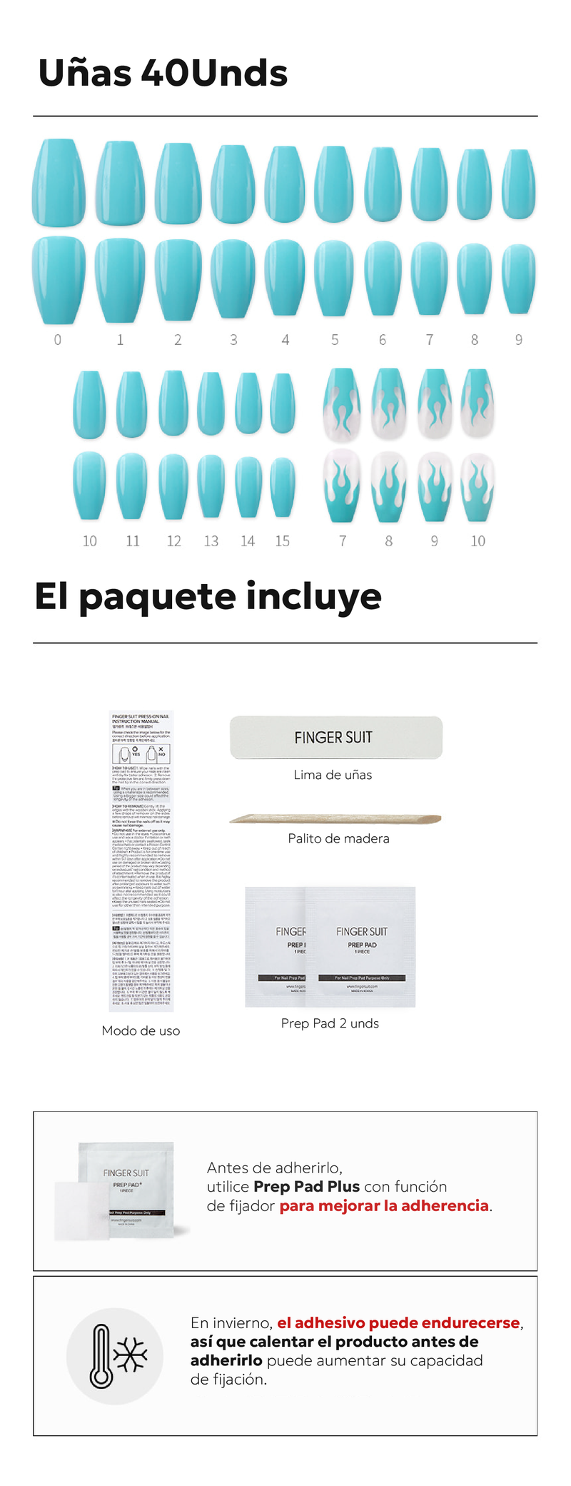 FINGER SUIT WATER FLAME STORE K BEAUTY