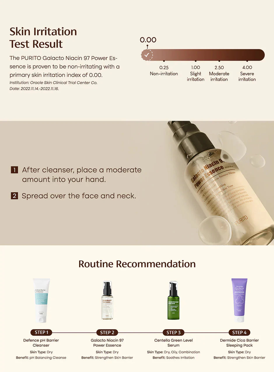Purito Seoul Galacto Niacin 97 Power Essence Purito Seoul