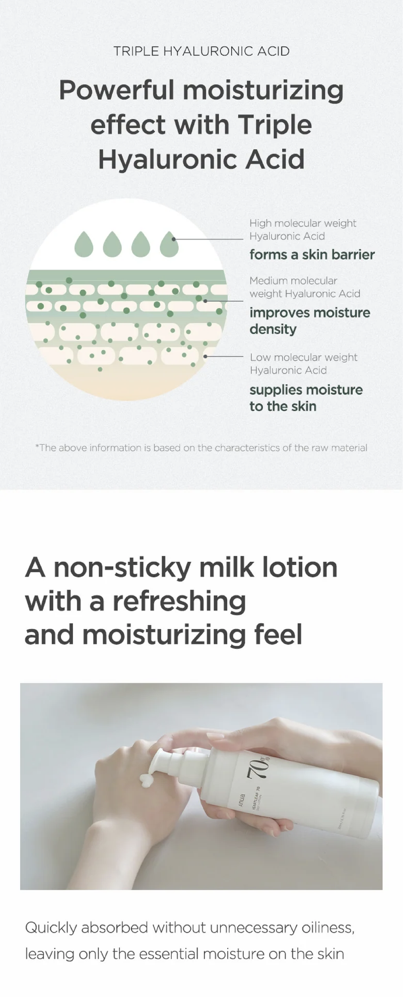 Anua Heartleaf 70% Daily Relief Lotion - STORE K BEAUTY
