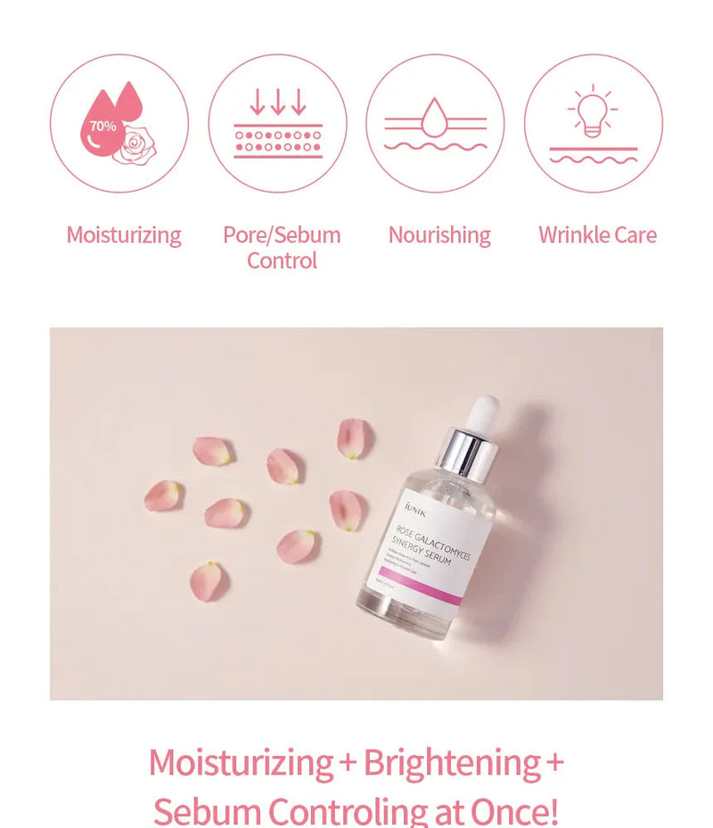 iUNIK Rose Galactomyces Synergy Serum IUNIK