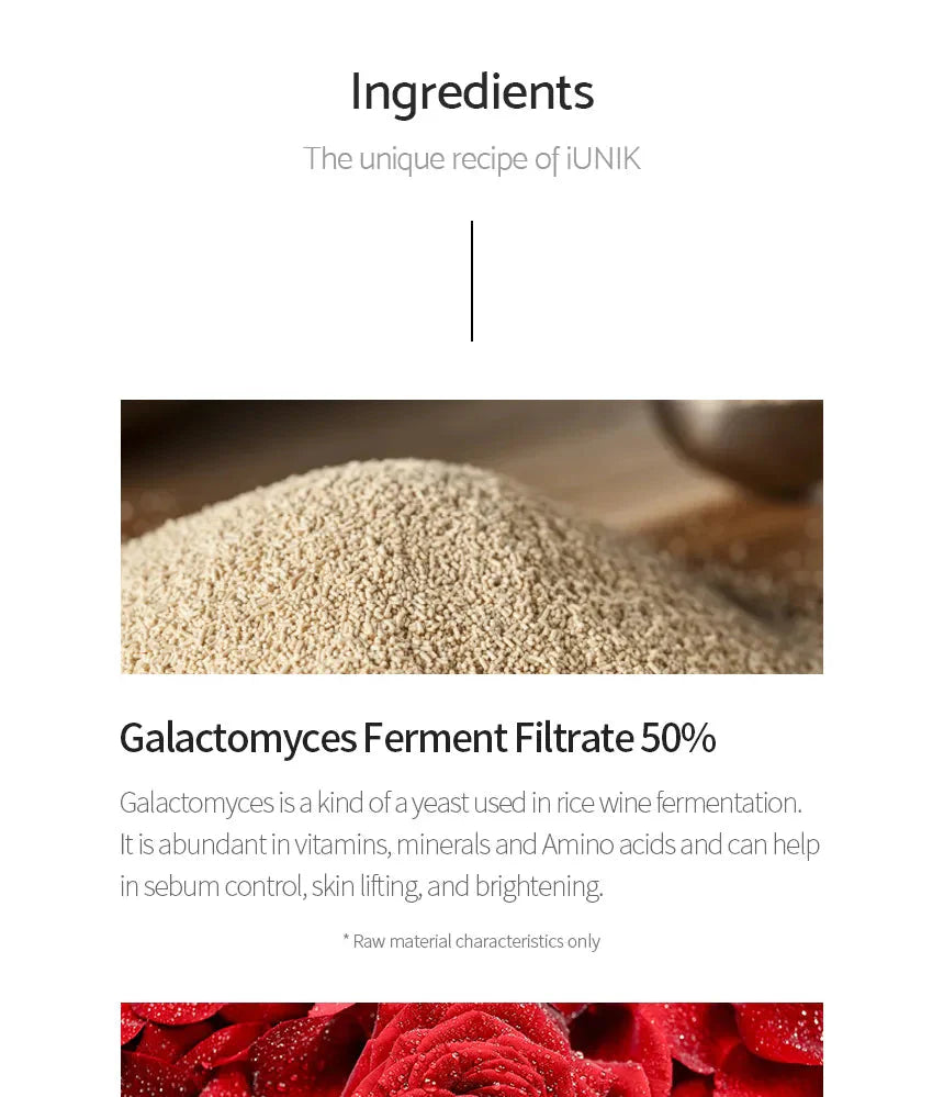 iUNIK Rose Galactomyces Synergy Serum IUNIK