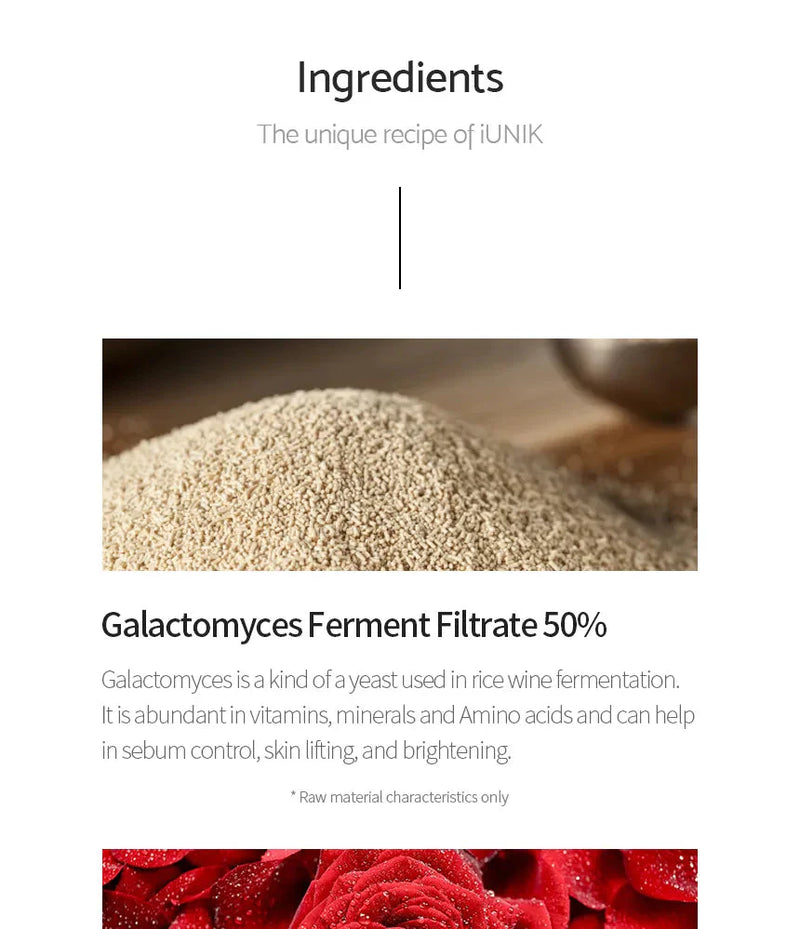 iUNIK Rose Galactomyces Synergy Serum IUNIK