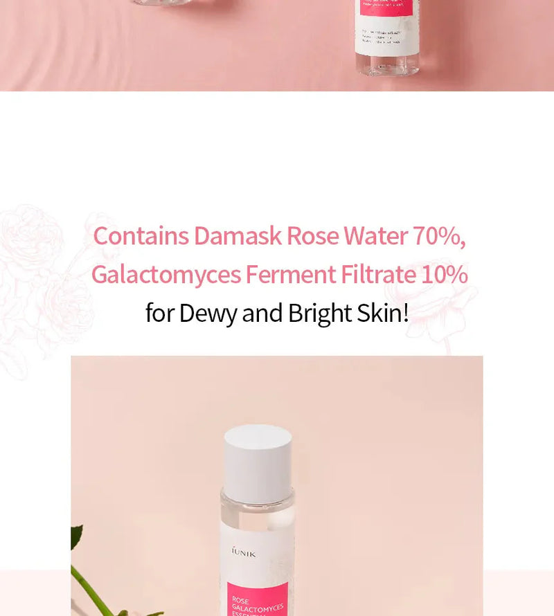 iUNIK Rose Galactomyces Essential Toner IUNIK