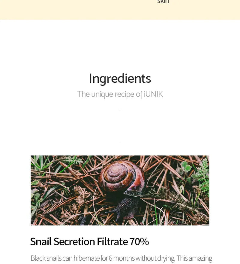 iUNIK Black Snail Restore Serum IUNIK