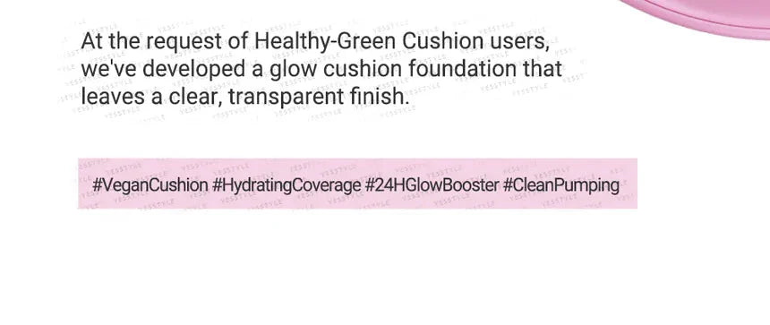 Unleashia Don't Touch Glass Pink Cushion SPF50+ PA++++ Unleashia