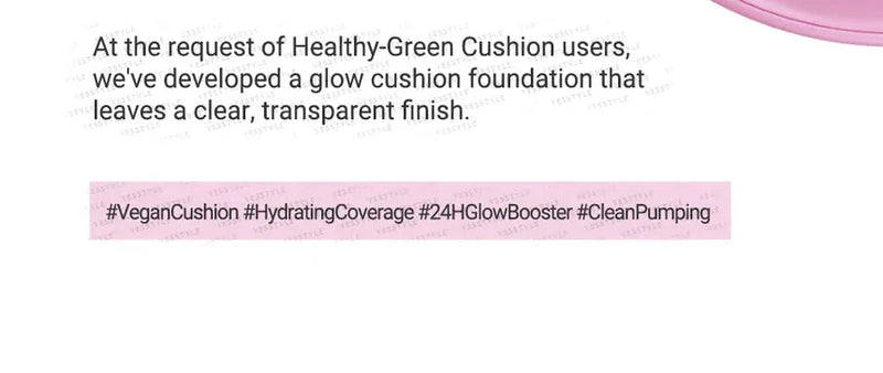 Unleashia Don't Touch Glass Pink Cushion SPF50+ PA++++ Unleashia