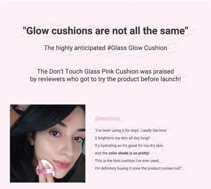 Unleashia Don't Touch Glass Pink Cushion SPF50+ PA++++ Unleashia