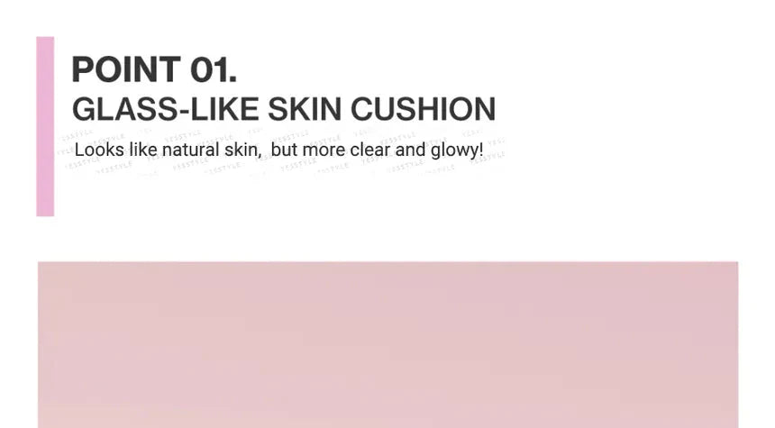 Unleashia Don't Touch Glass Pink Cushion SPF50+ PA++++ Unleashia