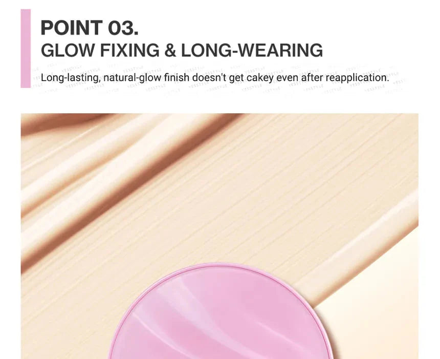 Unleashia Don't Touch Glass Pink Cushion SPF50+ PA++++ Unleashia