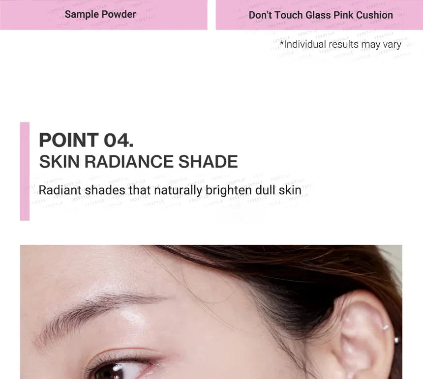 Unleashia Don't Touch Glass Pink Cushion SPF50+ PA++++ Unleashia