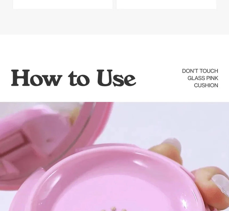 Unleashia Don't Touch Glass Pink Cushion SPF50+ PA++++ Unleashia