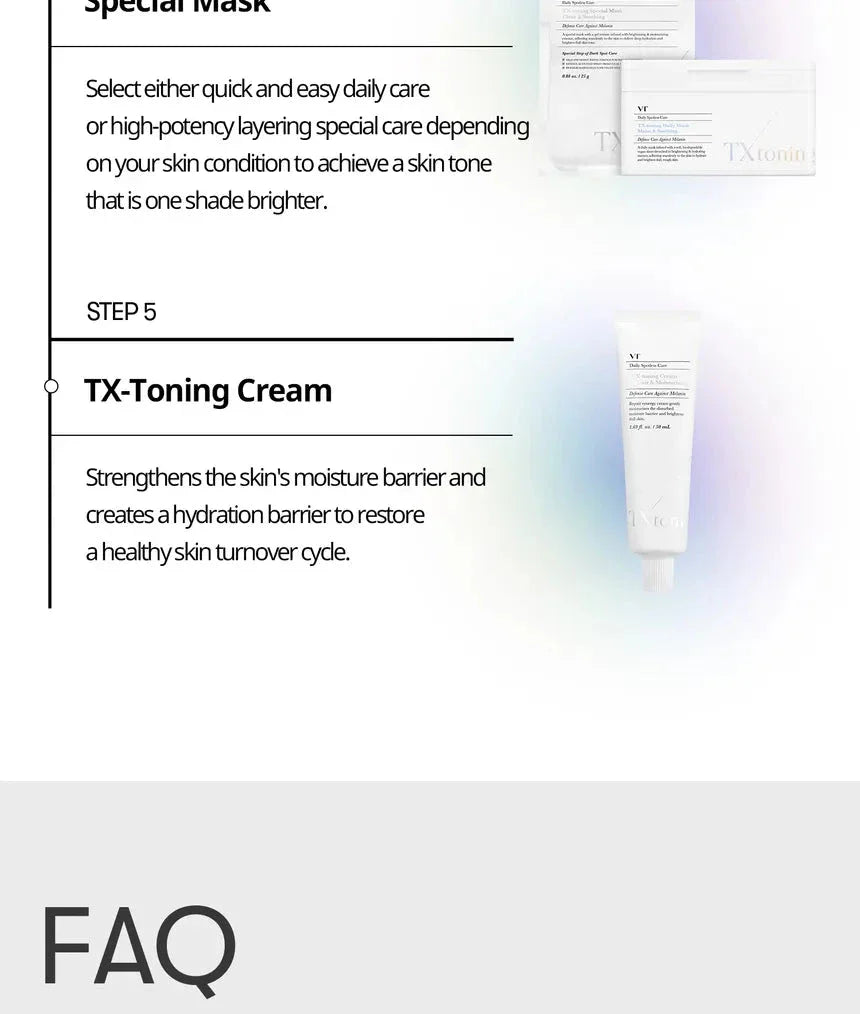 VT COSMETICS TX-TONING SPECIAL MASK VT COSMETICS
