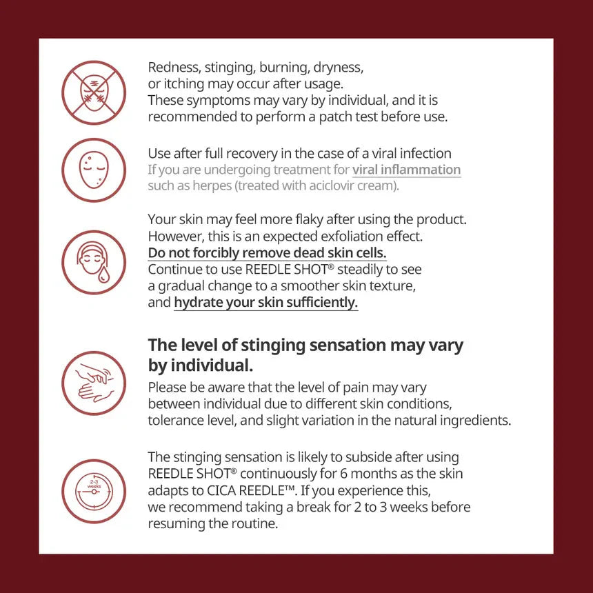 VT COSMETICS Red Booster Reedle Shot 100 VT COSMETICS