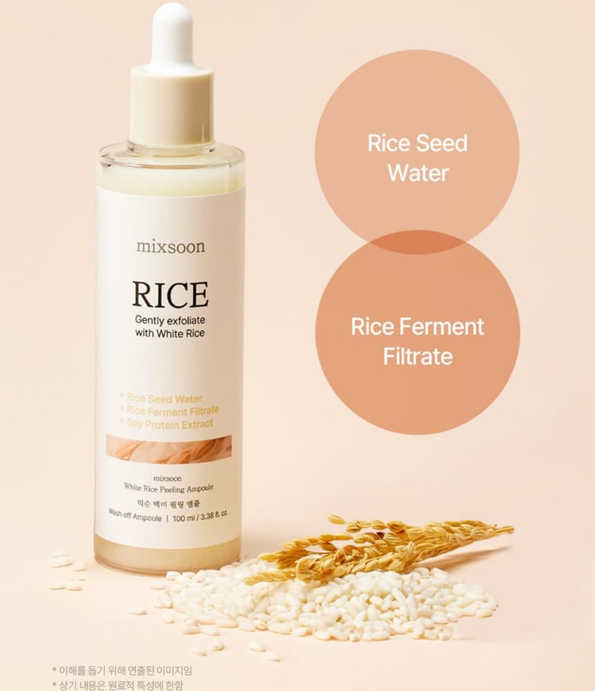 Mixsoon White Rice Peeling Ampoule STORE K BEAUTY