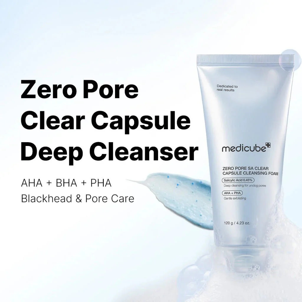 medicube Zero Pore Clearing Capsule Cleansing Foam medicube