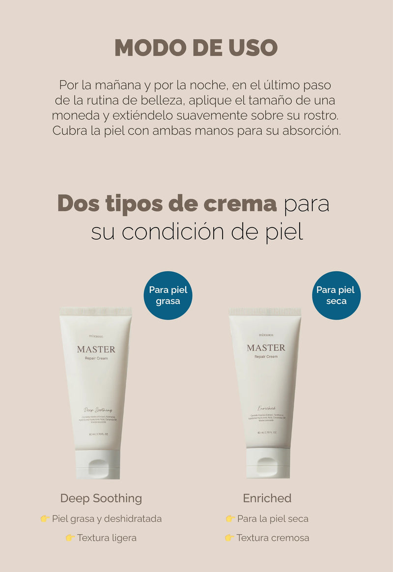 MIXSOON Master Repair Cream Enriched MIXSOON