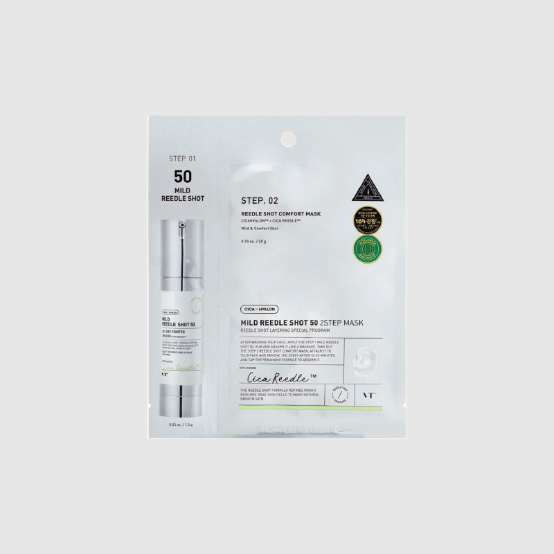 VT COSMETICS Mild Reedle Shot 50 2-Step Mask VT COSMETICS