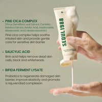 K-SECRET SEOUL 1988 Cleansing Foam: Pine Cica 1% + Probiotics K-SECRET