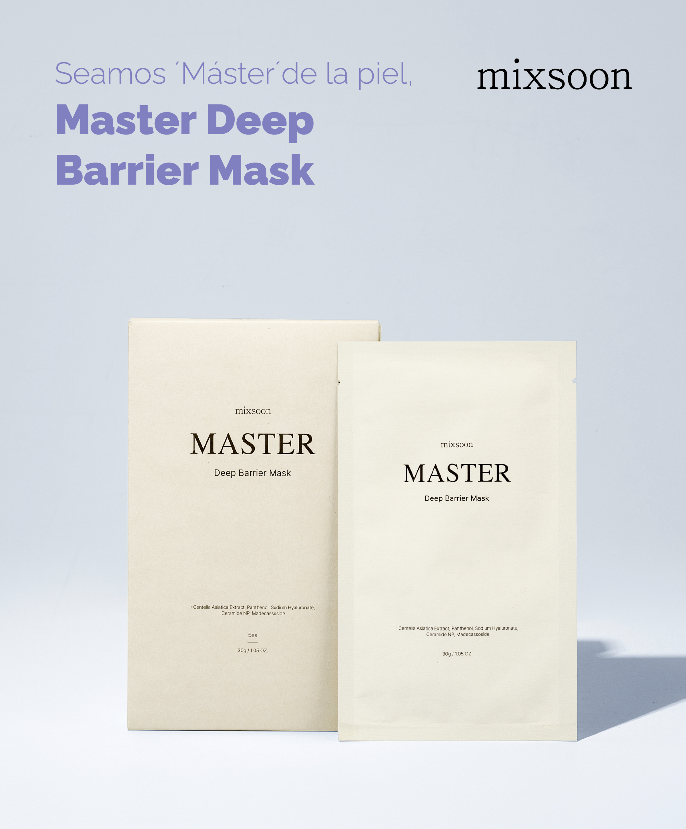 MIXSOON Master Deep Barrier Mask (5 unidades) MIXSOON