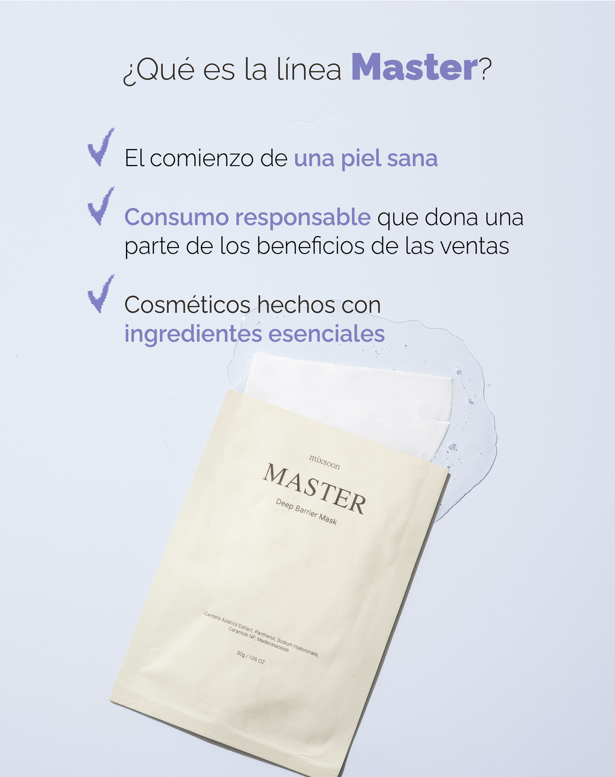 MIXSOON Master Deep Barrier Mask (1 unidad) MIXSOON
