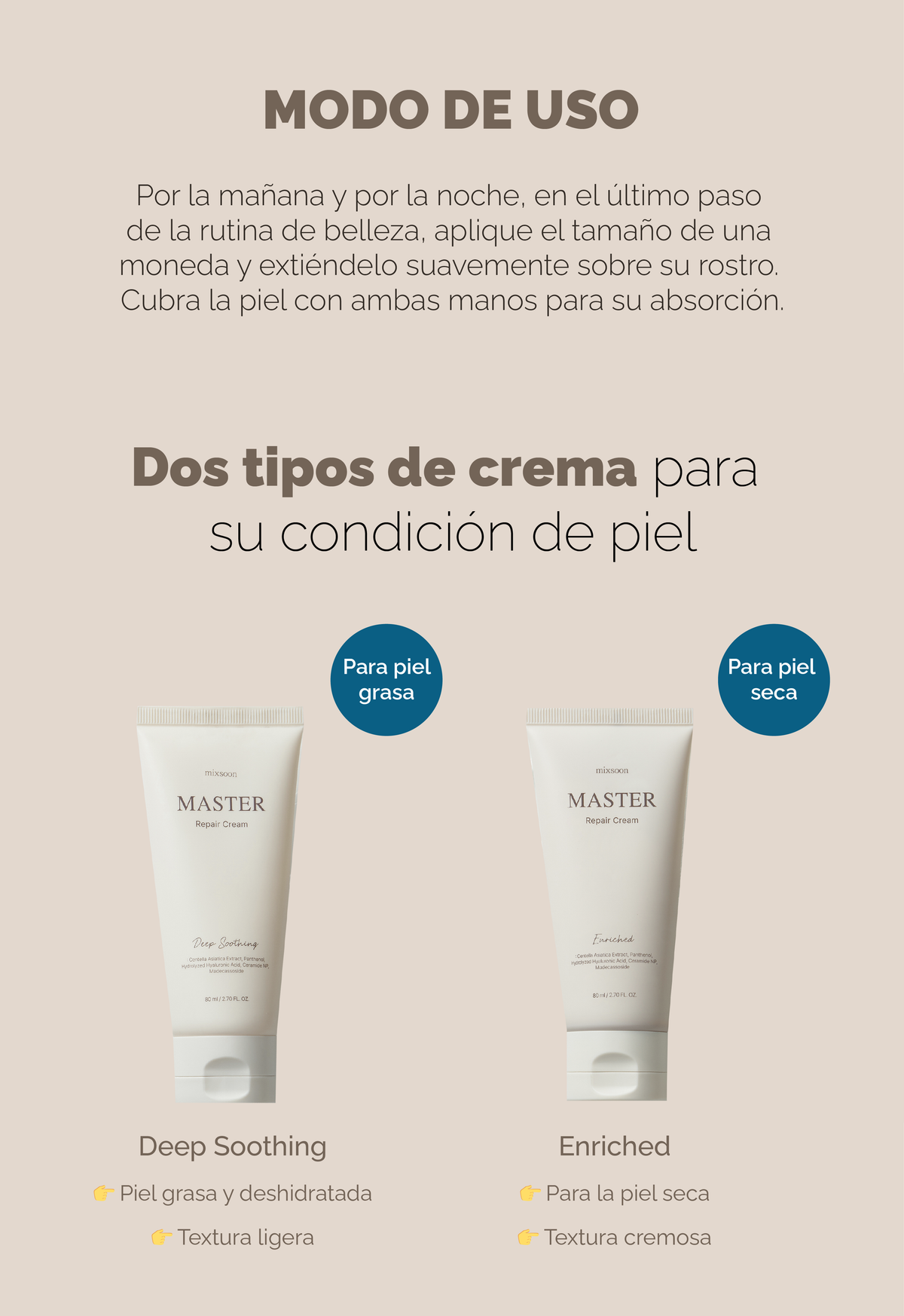 MIXSOON Master Enriched Cream Set MIXSOON