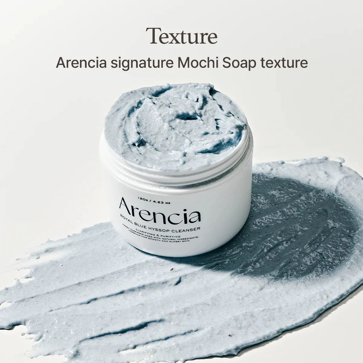 Arencia Fresh Blue Hyssop Rice Mochi Cleanser Arencia