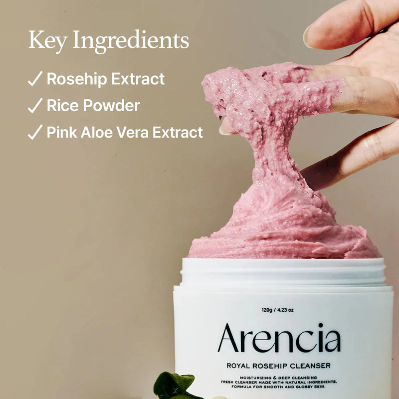 Arencia Fresh Rosehip Rice Mochi Cleanser Arencia