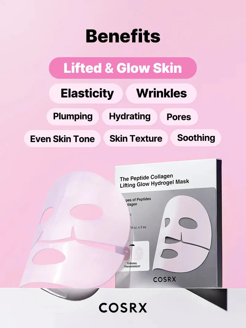 COSRX Peptide Collagen Glow Hydrogel Mask COSRX