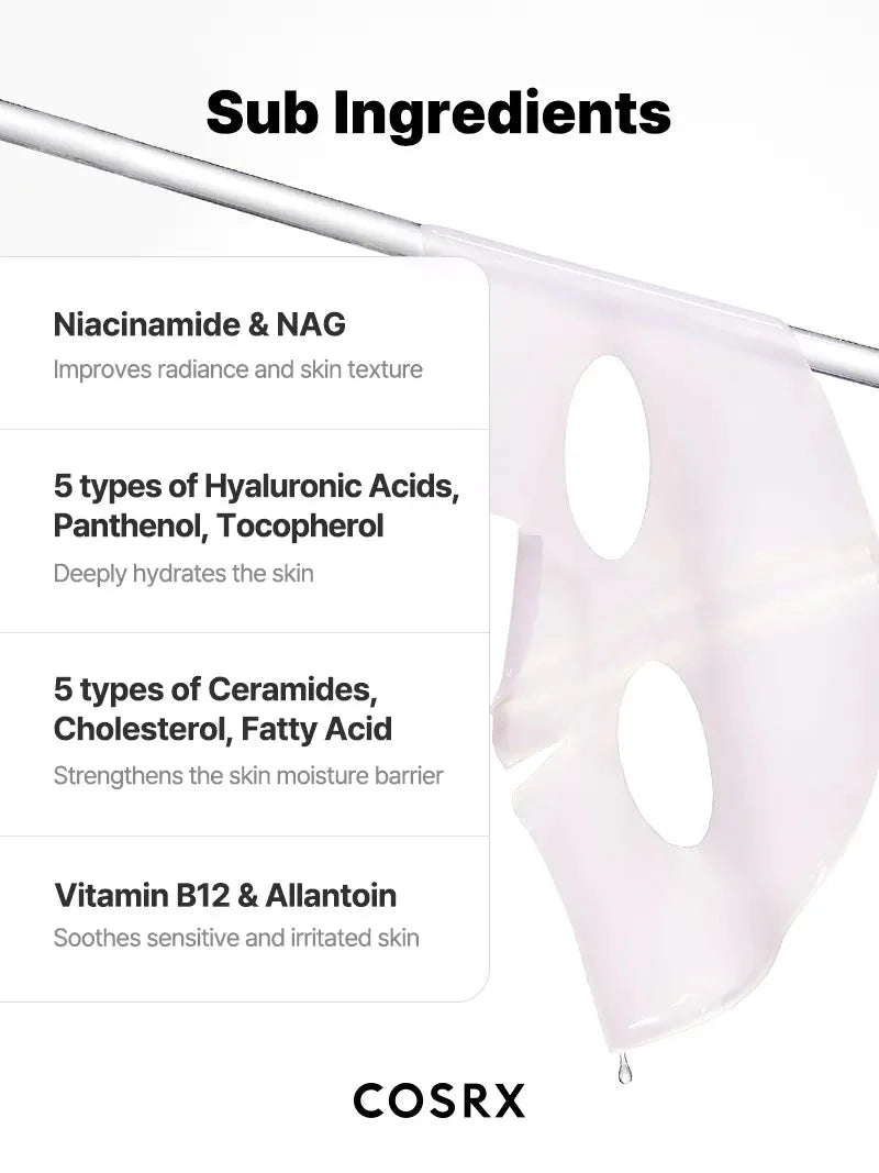 COSRX Peptide Collagen Glow Hydrogel Mask COSRX