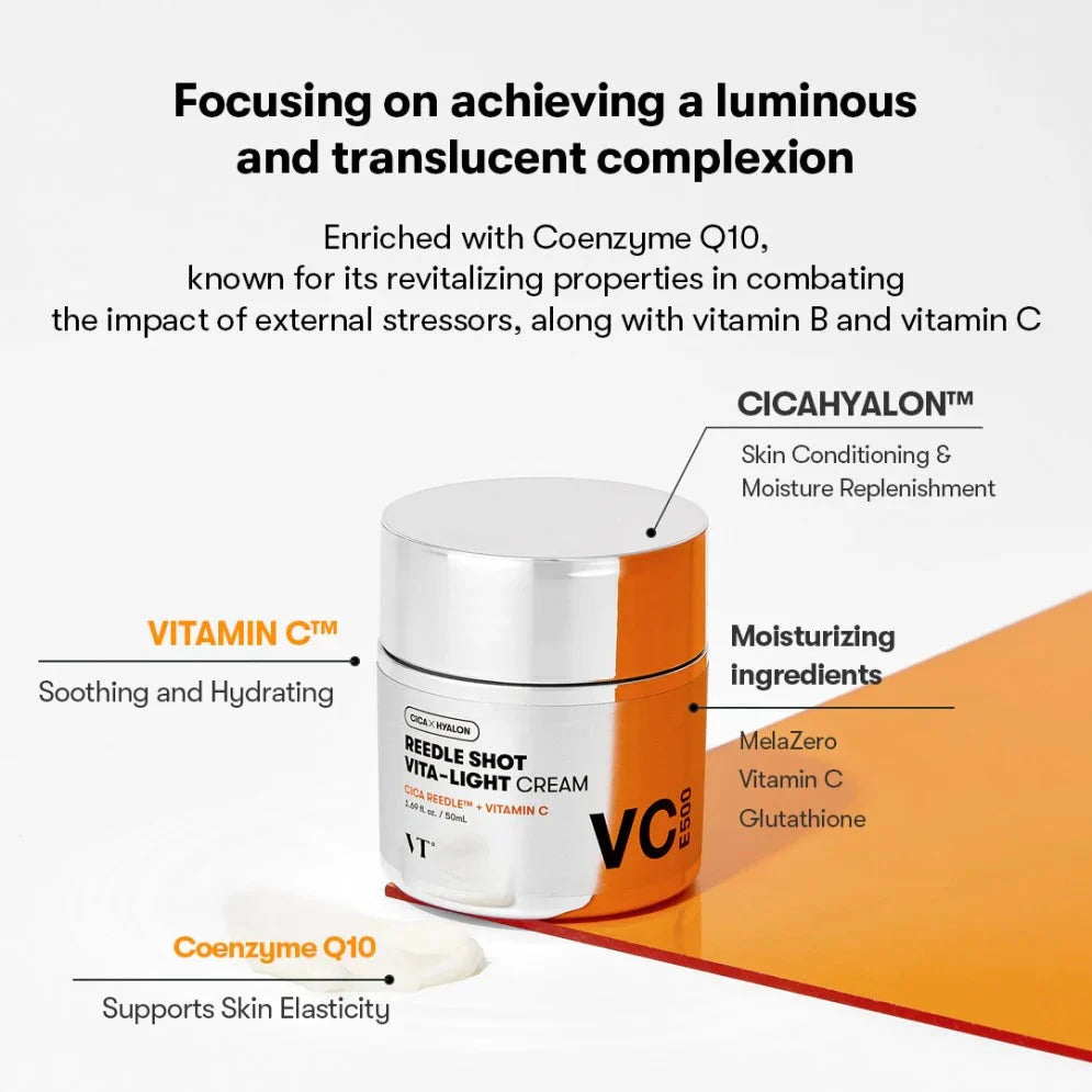 VT COSMETICS REEDLE SHOT VITA-LIGHT CREAM VT COSMETICS