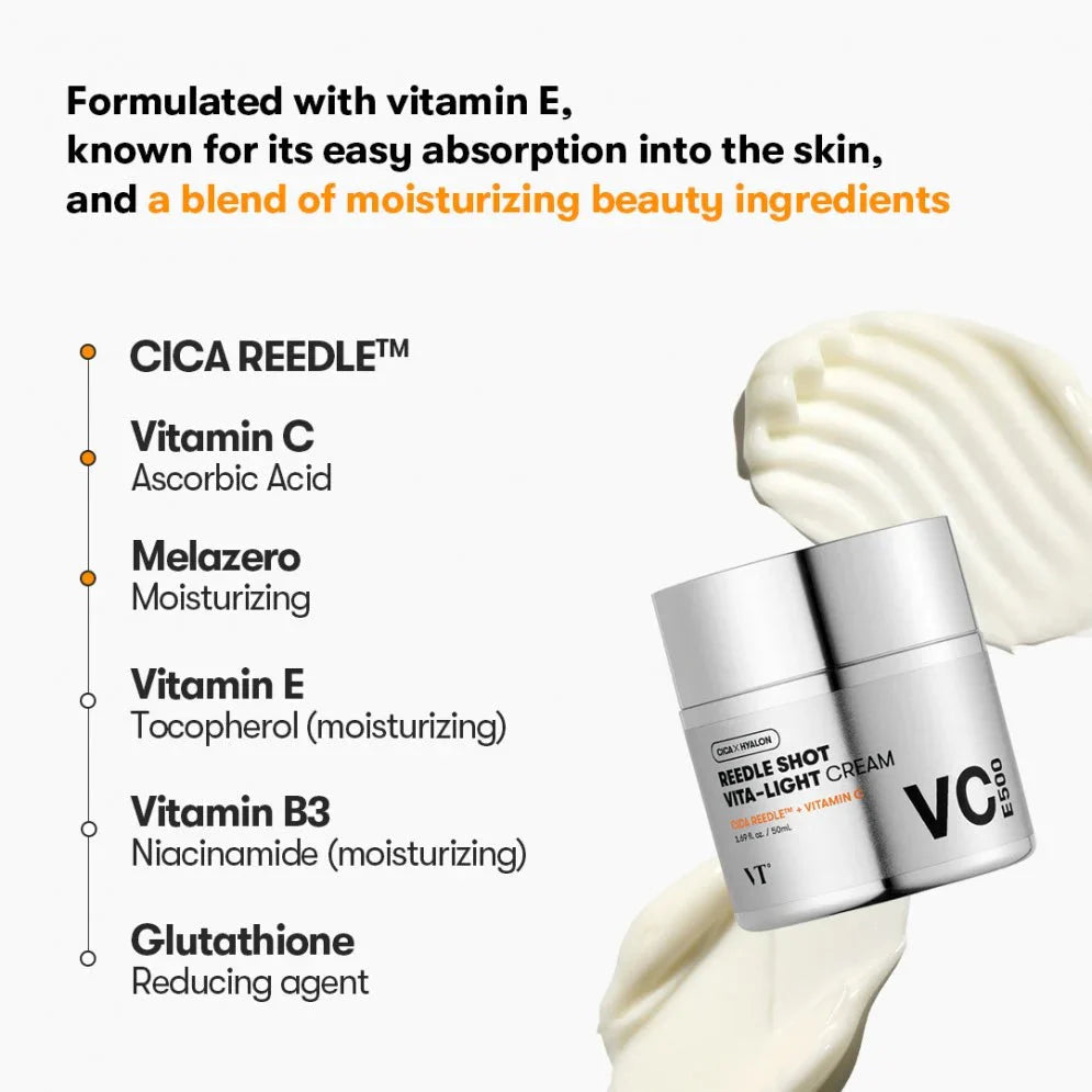 VT COSMETICS REEDLE SHOT VITA-LIGHT CREAM VT COSMETICS