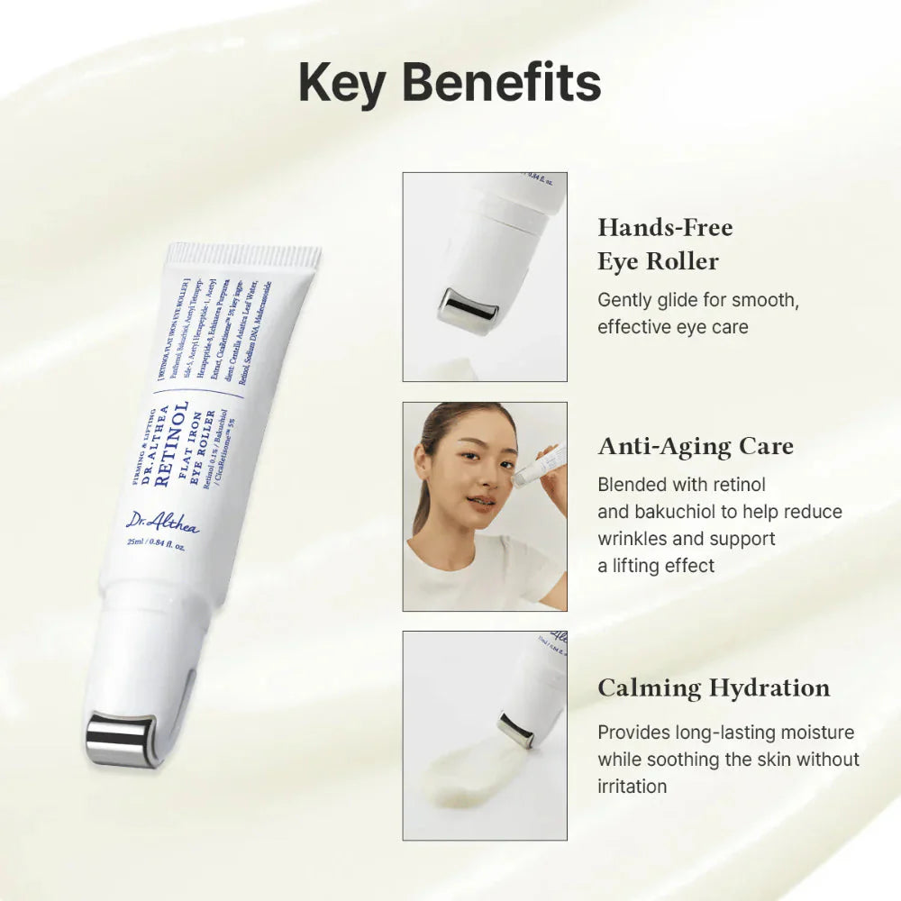 Dr.Althea Retinol Flat Iron Eye Roller Dr.Althea