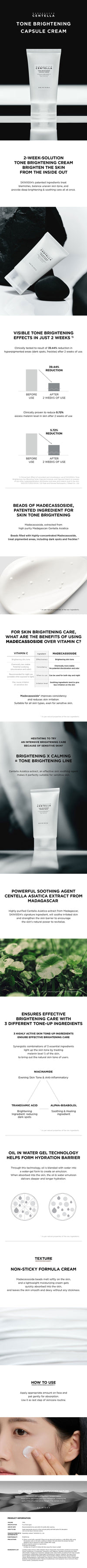 SKIN1004 Madagascar Centella Tone Brightening Capsule Cream SKIN1004