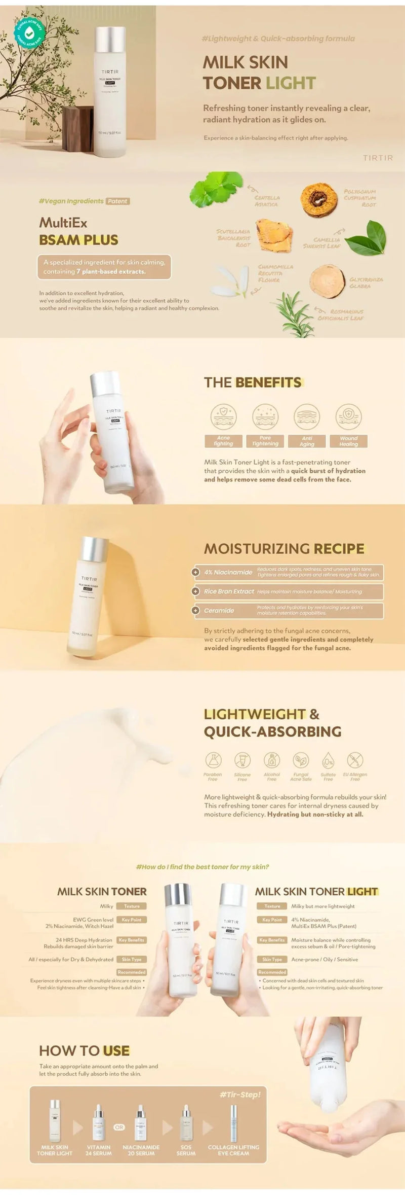 TIRTIR Milk Skin Toner Light TirTir
